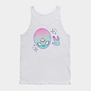 Space Alien Head Tank Top